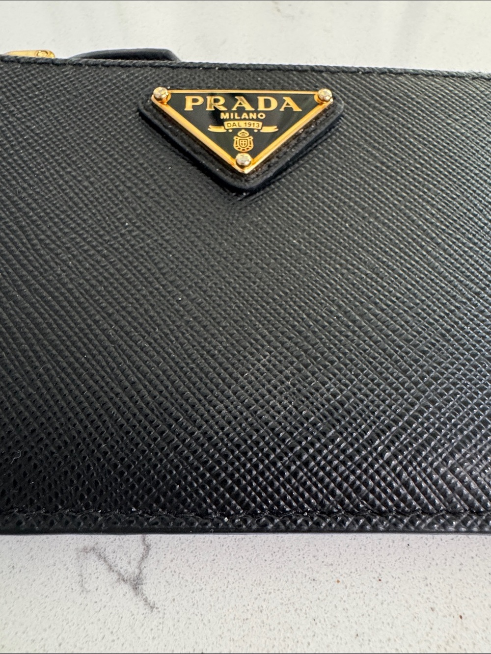 Prada Black Saffiano Leather Card Holder - Picture 13 of 13